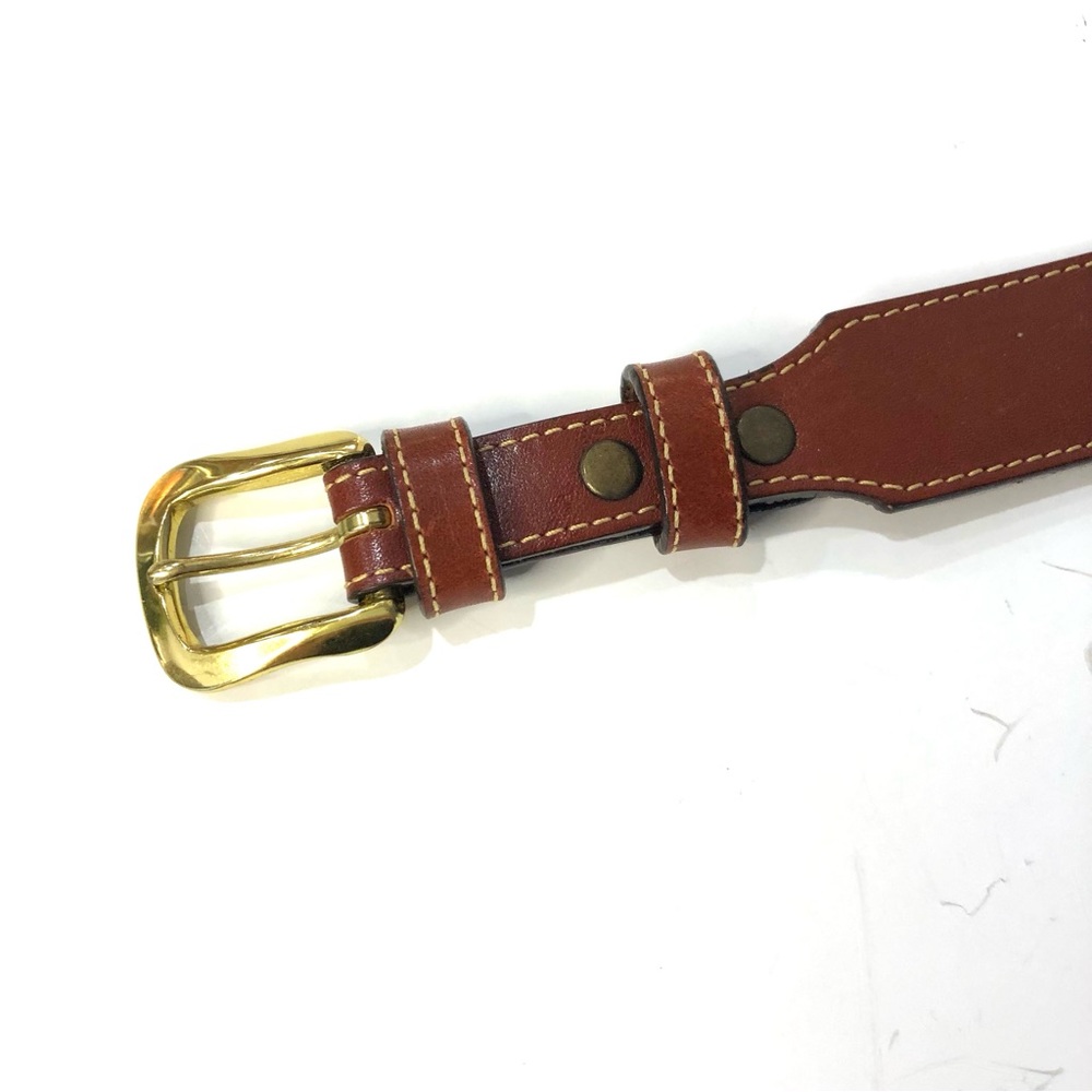 Leegin Full Leather Reverse Appliqué Belt Like New. Size M. Unisex Design. - Picture 13 of 14